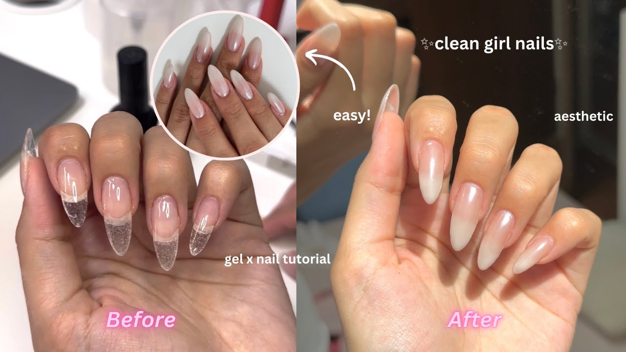 Easiest French Manicure Tutorial EVER! - YouTube